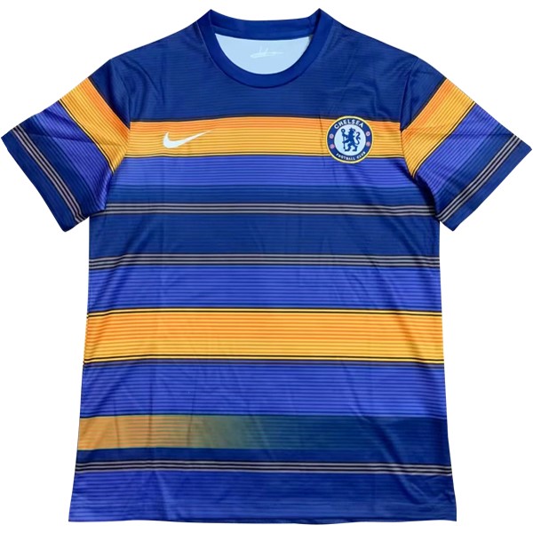 Trikot Trainingsshirt Chelsea 2018-19 Blau Gelb Fussballtrikots Günstig